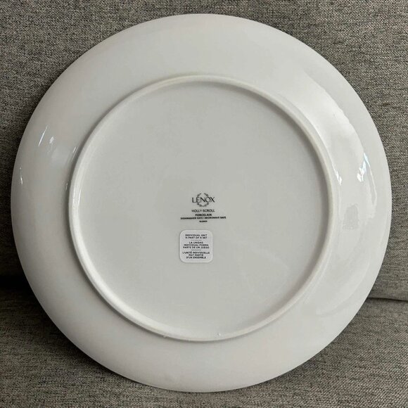 4pc Lenox Holly Scroll 10.5” Dinner Plate NEW - Picture 4 of 8